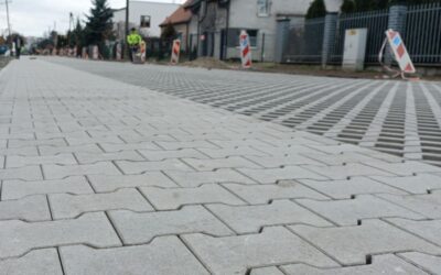Kostka brukowa na ulicy Rubież